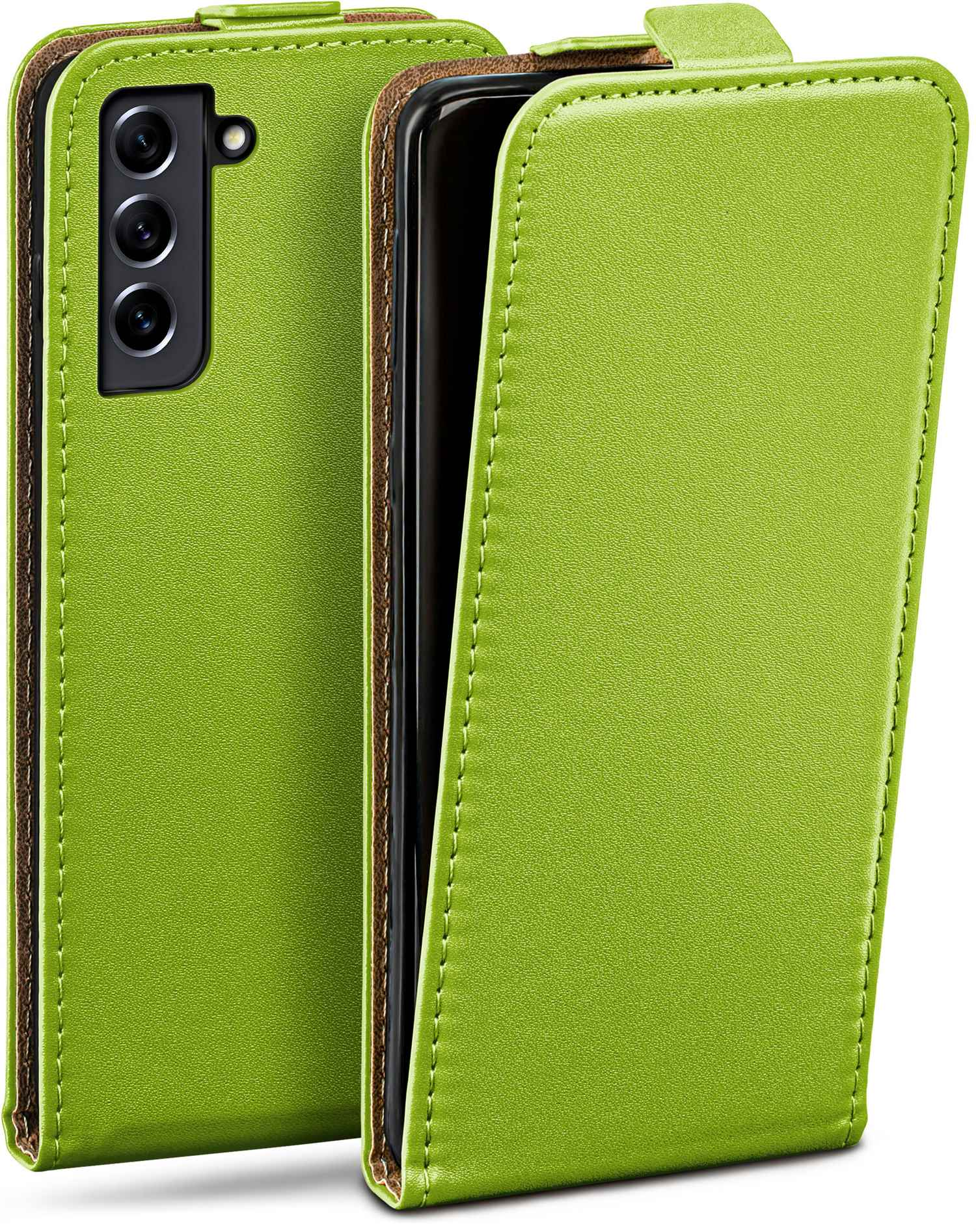 Flip Flip Case, Galaxy Cover, MOEX 5G, Samsung, S21 FE Lime-Green