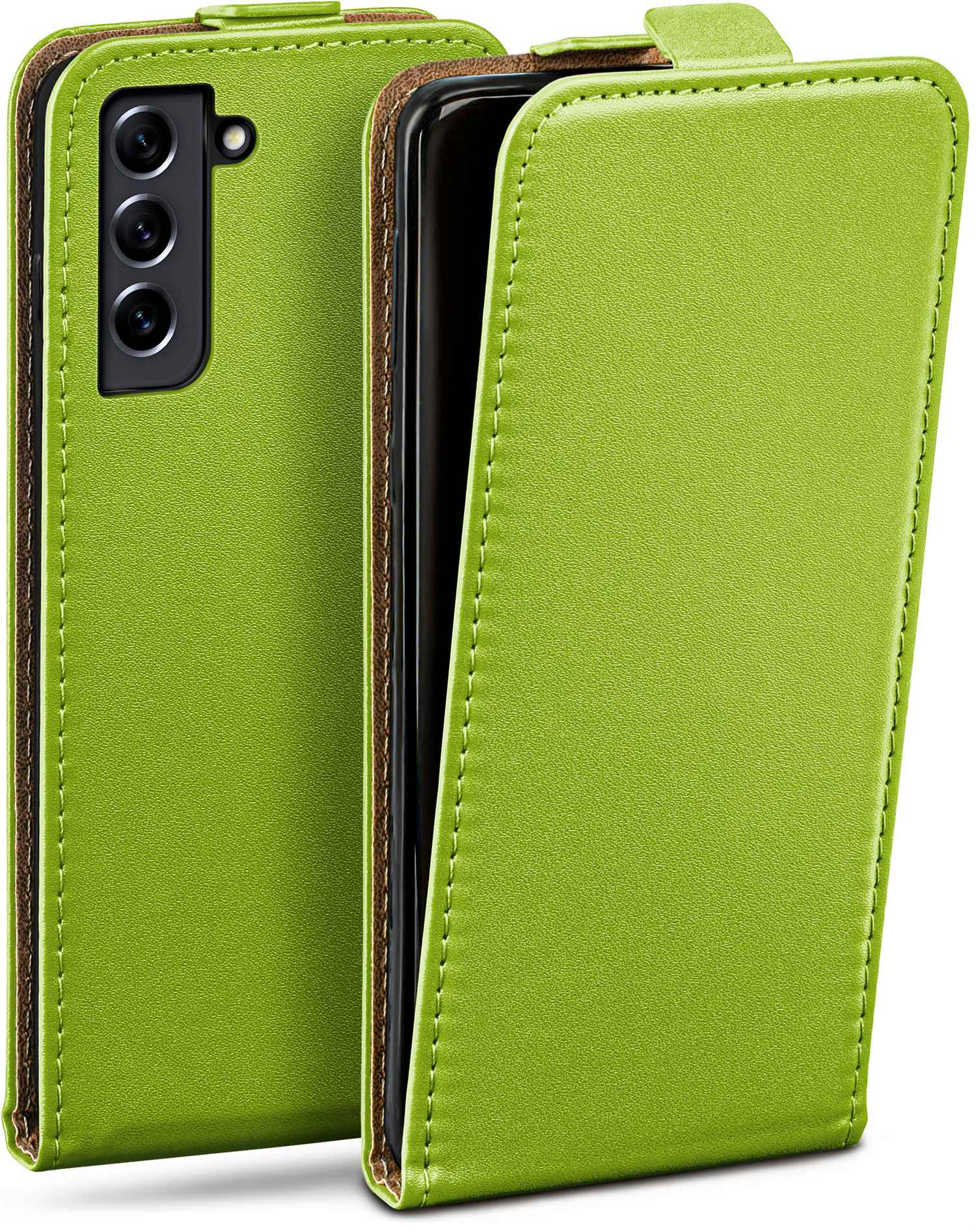 MOEX Flip FE S21 5G, Flip Cover, Case, Galaxy Lime-Green Samsung