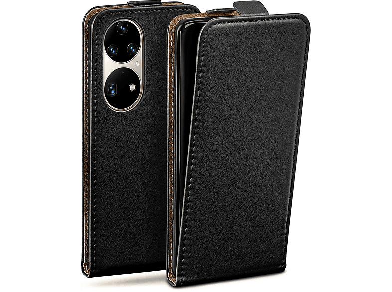 Flip Pro, Deep-Black MOEX P50 Huawei, Cover, Case, Flip