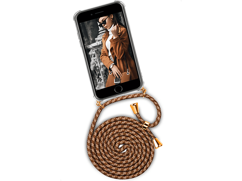 Erfolgstitel ONEFLOW Twist Case, Backcover, Apple, 1896 iPhone Paris 7, (Gold)