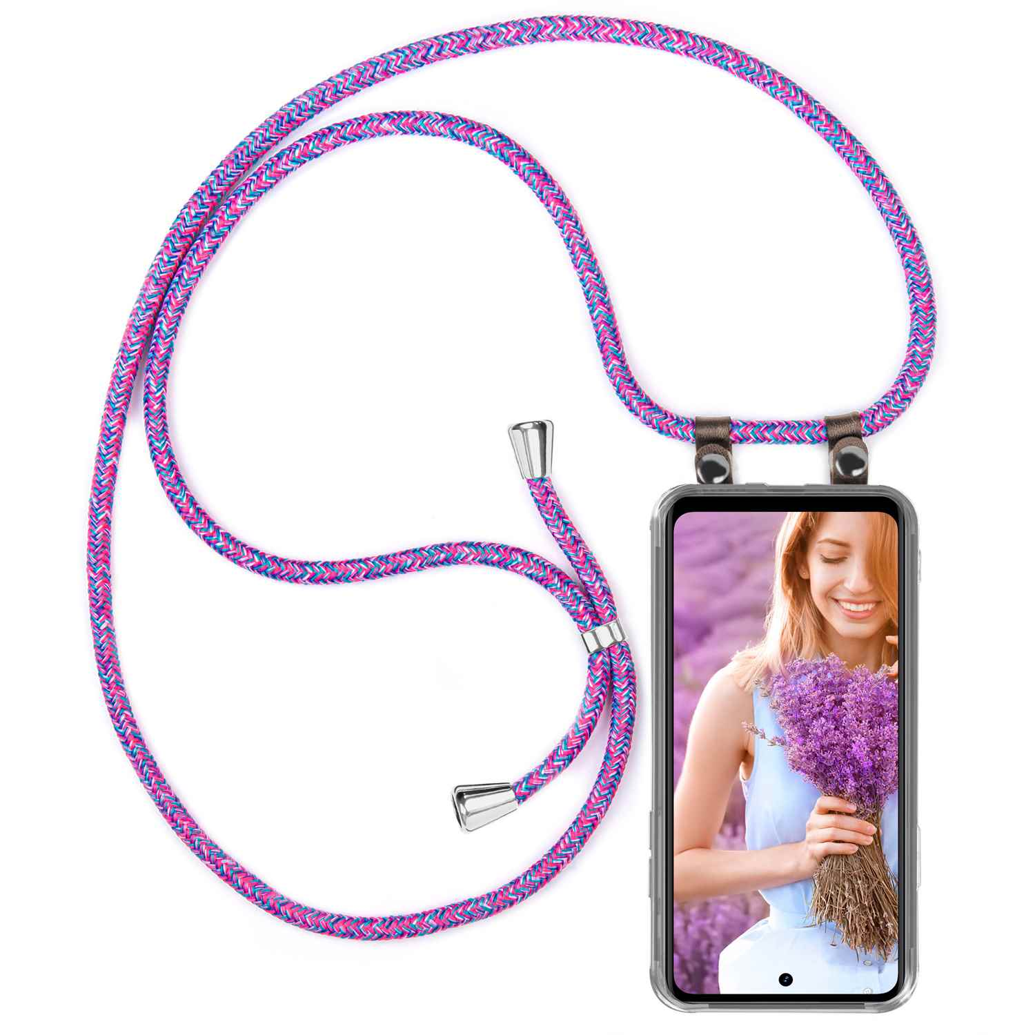 Lila Backcover, 5G, MOEX Pink Moto G51 Motorola, Handykette,