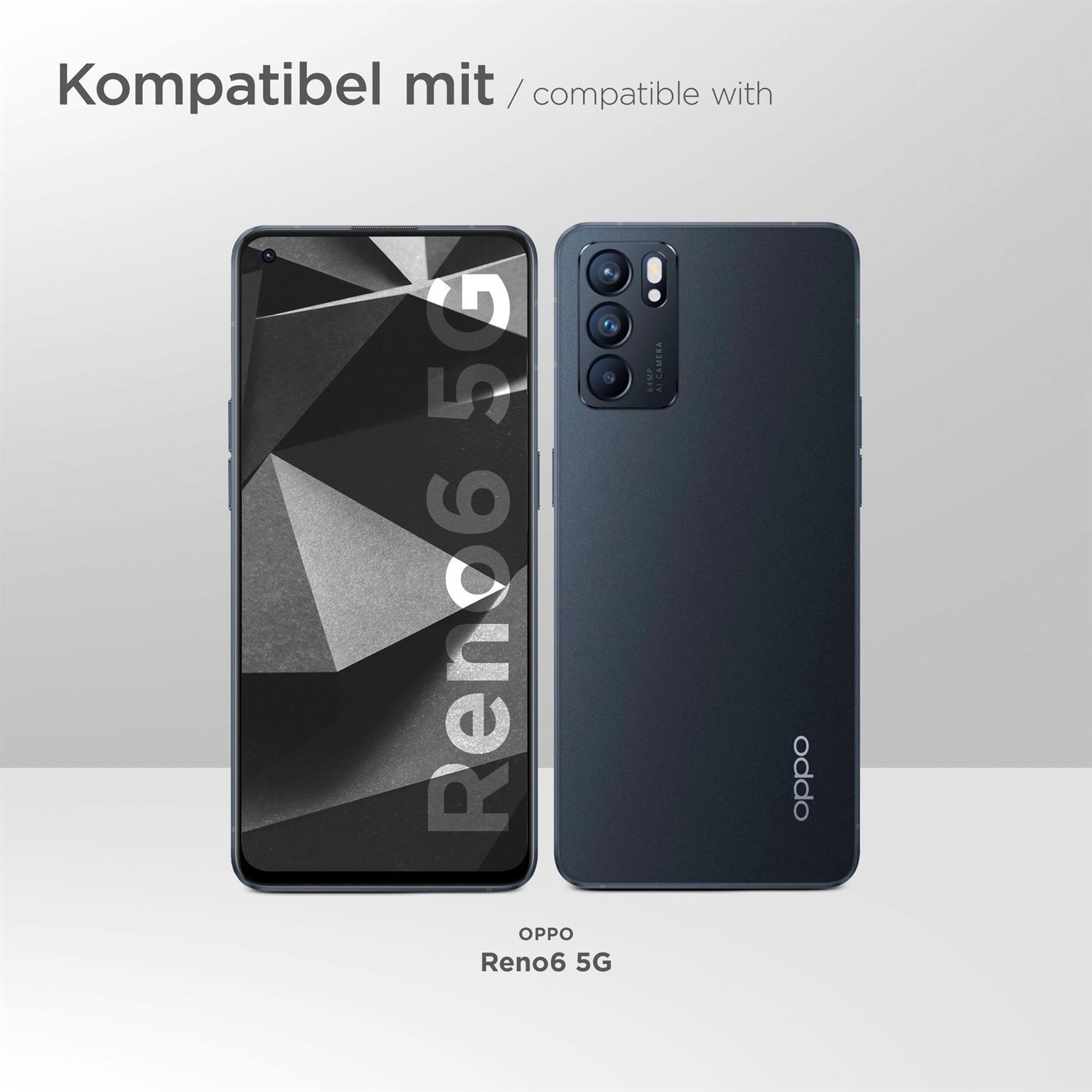 Zwei Smartphones nebeneinander. Die Displays zeigen den Bildschirm des Telefons. Weißer Hintergrund.