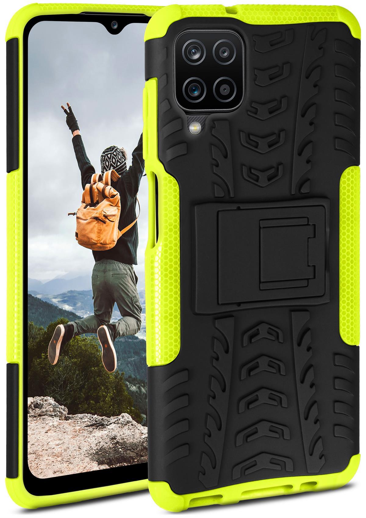 ONEFLOW Tank Case, A12, Lime Galaxy Samsung, Backcover