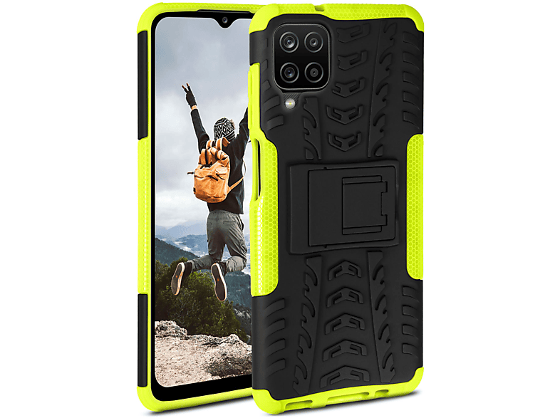 ONEFLOW Tank A12, Backcover, Samsung, Case, Lime Galaxy