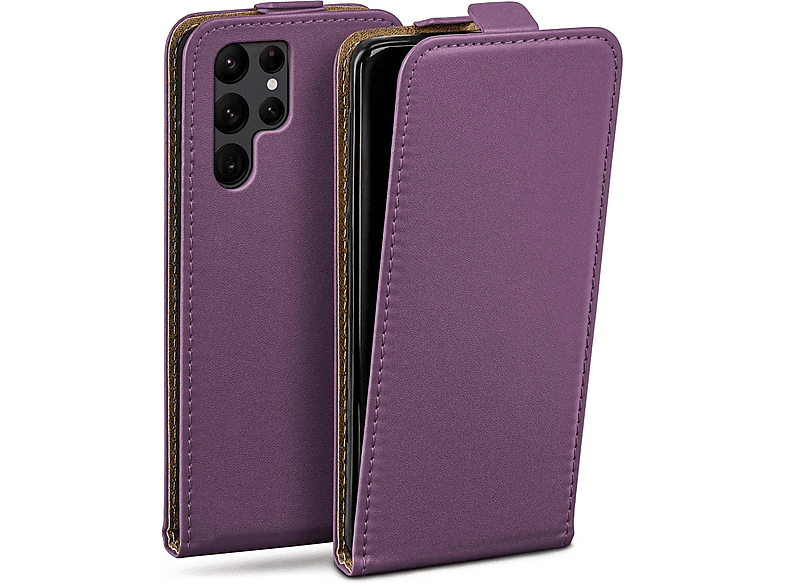 MOEX Flip Case, Flip Cover, Samsung, Ultra, Galaxy Indigo-Violet S22