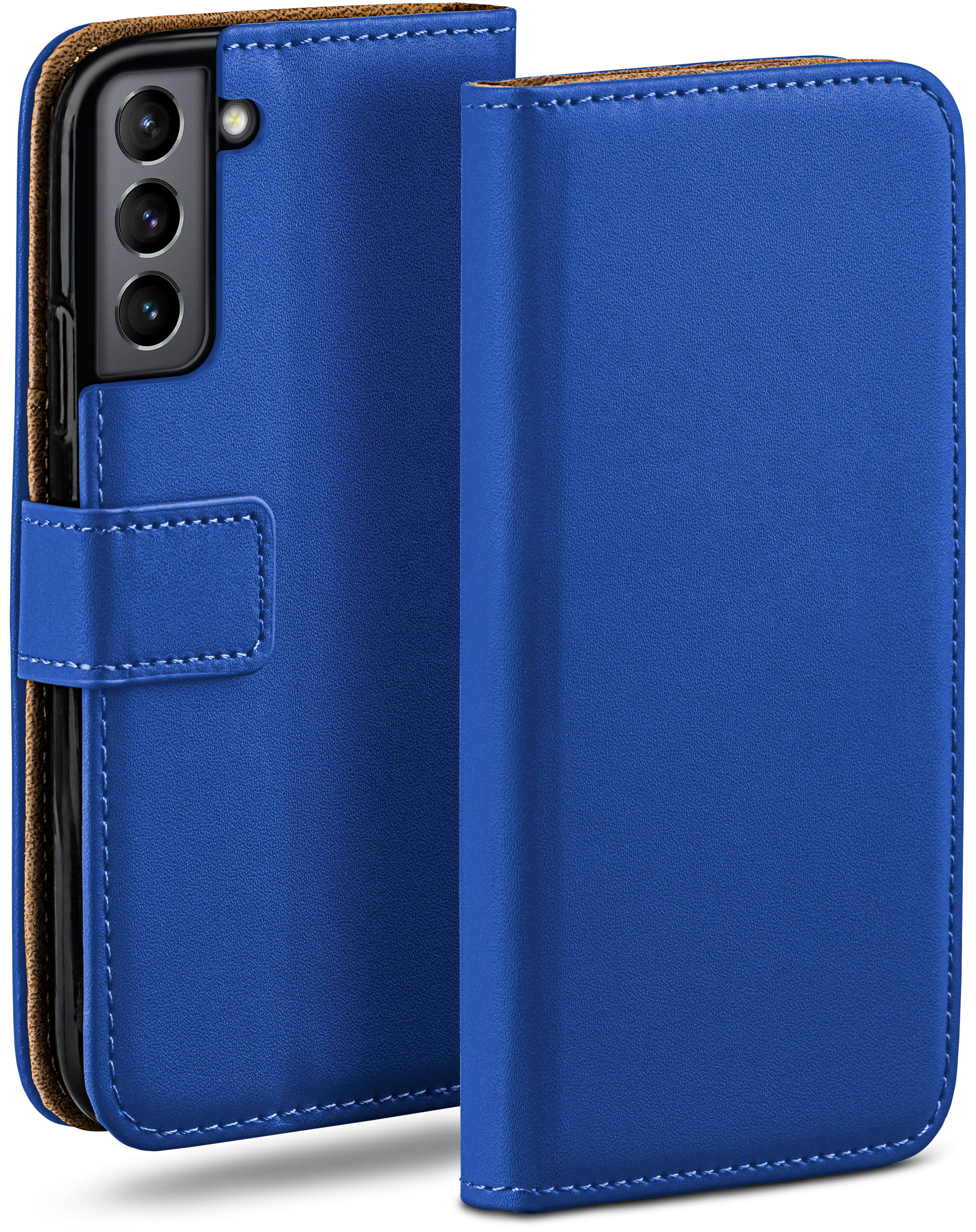 MOEX Book Galaxy Bookcover, S21 5G, Case, FE Royal-Blue Samsung