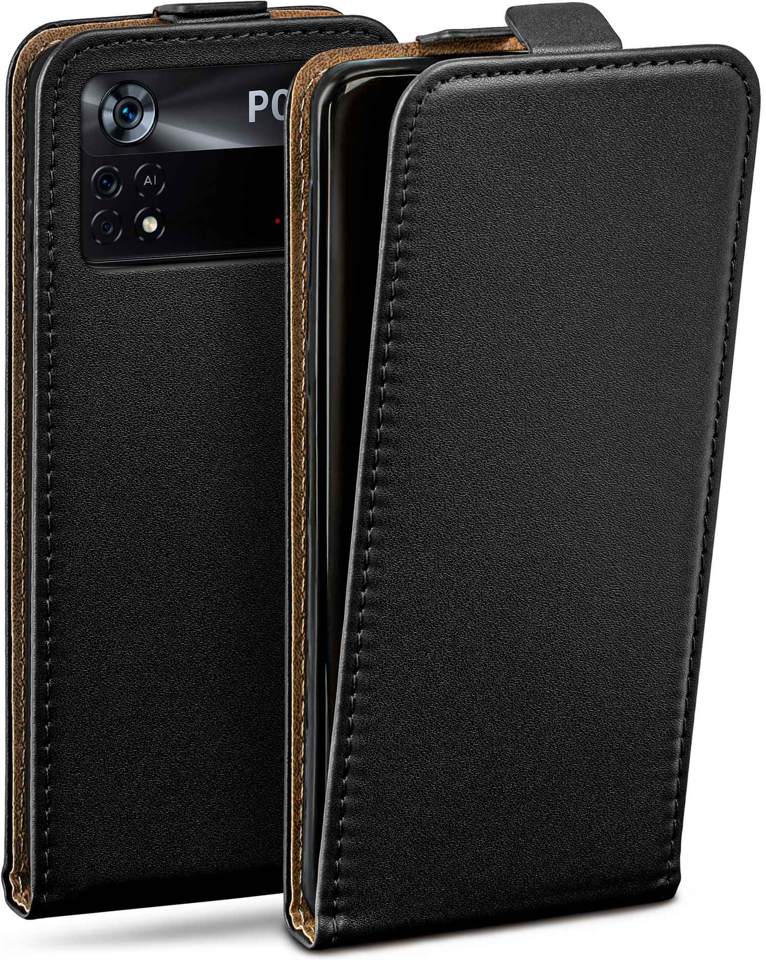MOEX Flip Case, Flip Deep-Black Pro Cover, Poco 5G, X4 Xiaomi