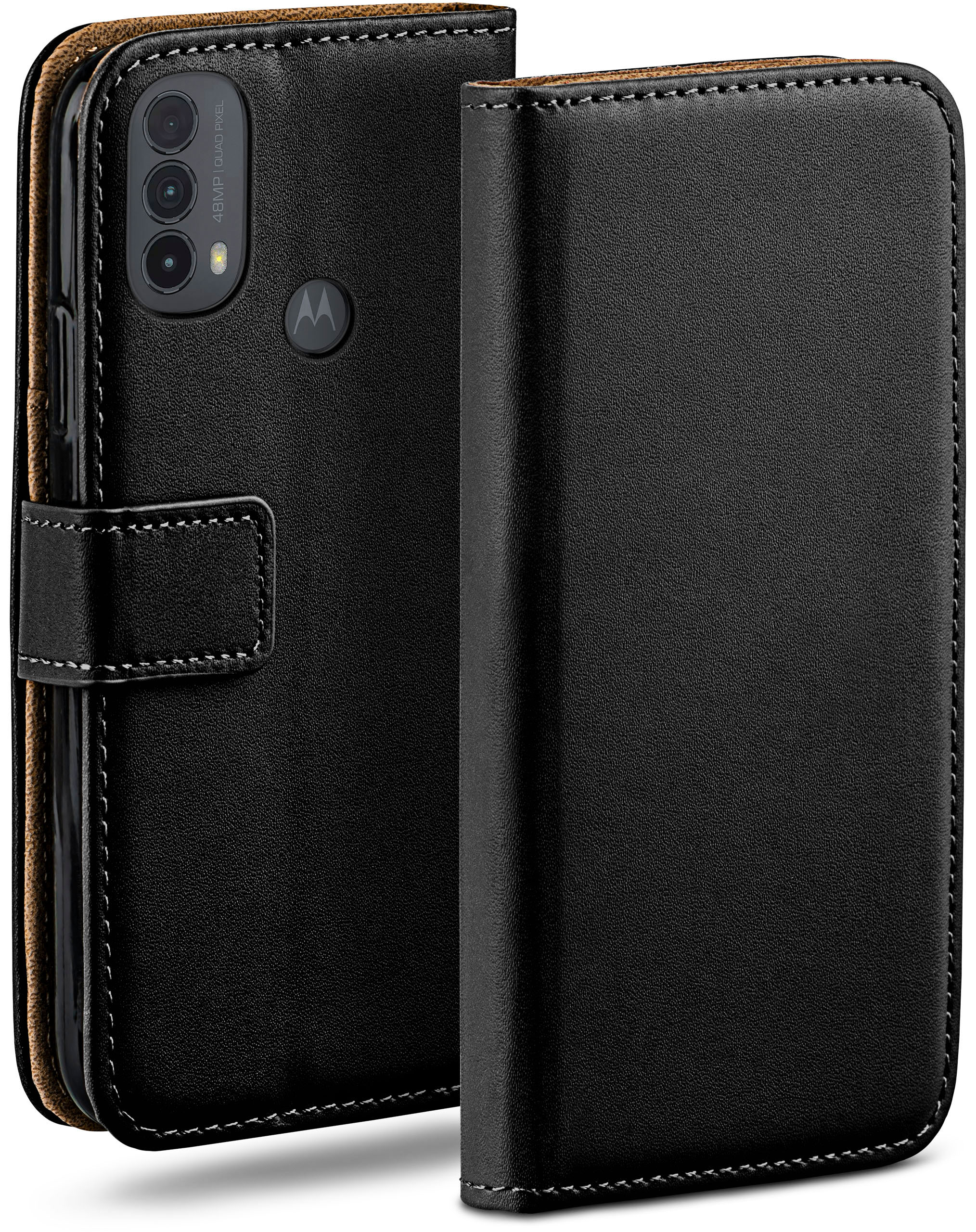 Case, Book MOEX E40, Deep-Black Moto Bookcover, Motorola,