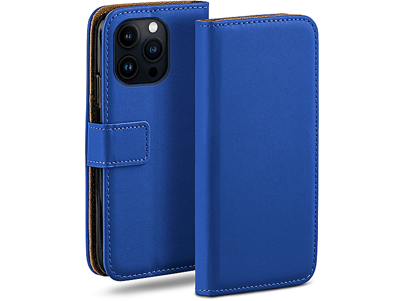 Case, Royal-Blue iPhone Bookcover, 13 Max, Book MOEX Pro Apple,
