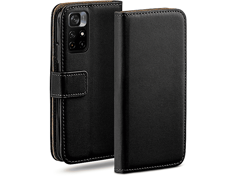 MOEX Book Case, Bookcover, Xiaomi, Poco M4 Pro 5G, Deep-Black