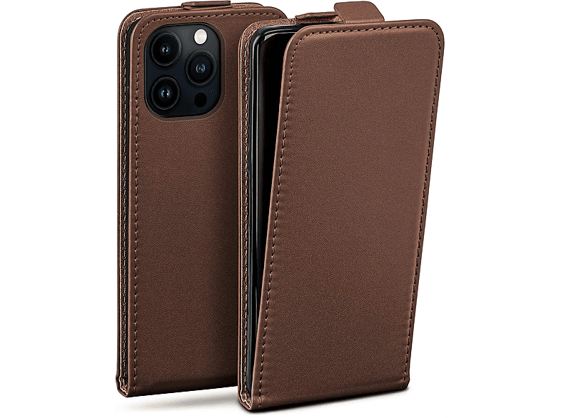 MOEX Case, iPhone 13 Oxide-Brown Pro, Flip Apple, Flip Cover,