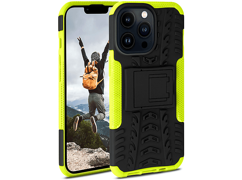 ONEFLOW Tank Case, Backcover, Lime 13 iPhone Pro, Apple