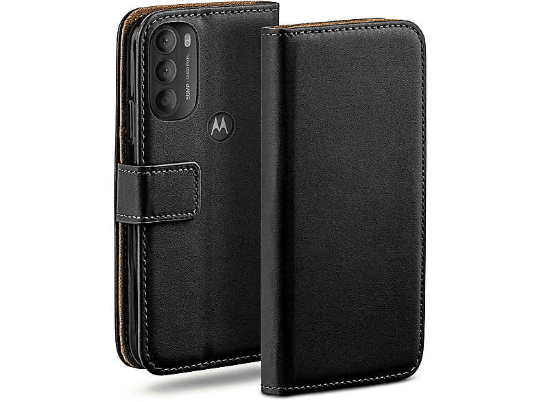 G71 Deep-Black Bookcover, Case, 5G, MOEX Book Moto Motorola,