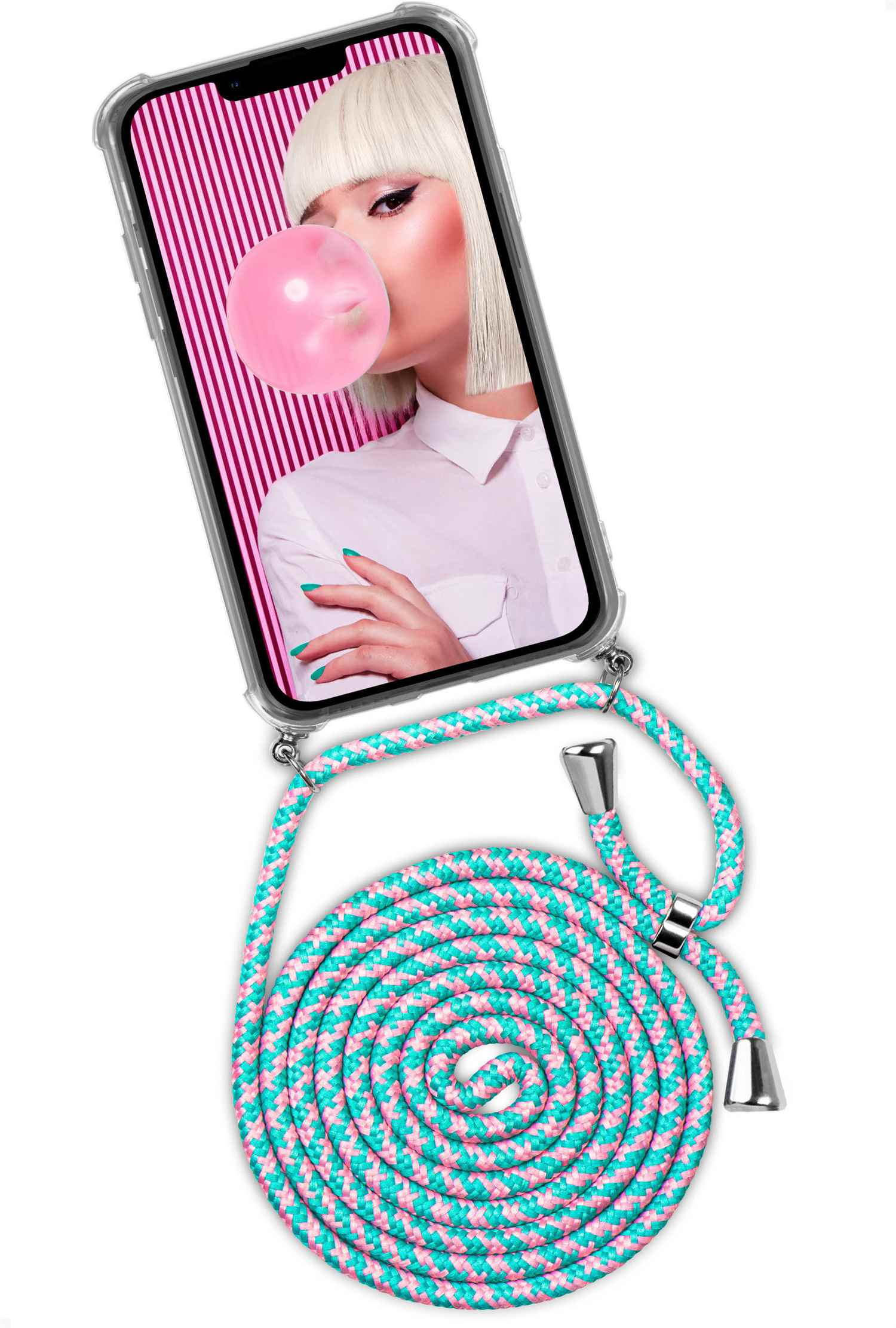ONEFLOW Twist Case, Backcover, mini, iPhone 13 Apple, (Silber) Bubblegum