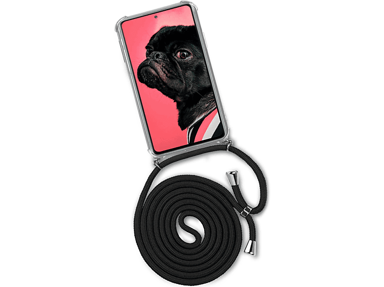 ONEFLOW Twist Backcover, (Silber) Black Galaxy Samsung, A52 5G, Diamond Case
