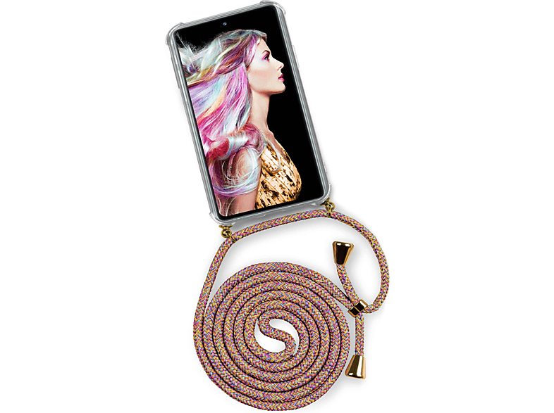 Rainbow Twist Case, 5G, Backcover, Galaxy Sunny ONEFLOW A52 Samsung, (Gold)