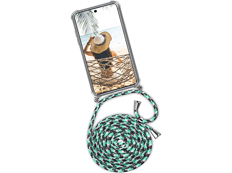 ONEFLOW Twist Case, Backcover, Xiaomi, Redmi Note 9, White Noise Silber 105820159