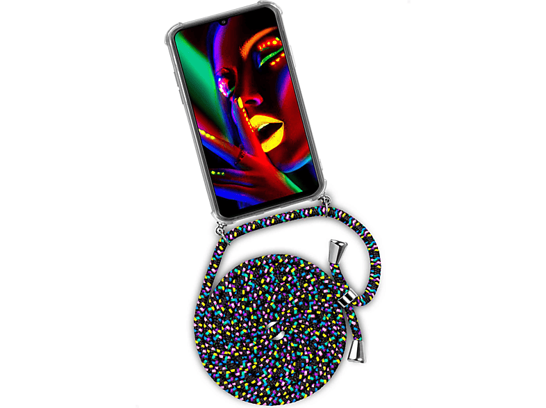 Night Galaxy Fever Twist ONEFLOW Samsung, Backcover, (Silber) Case, (4G), A22