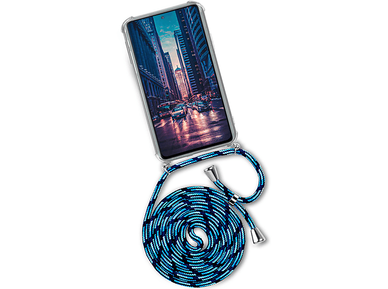ONEFLOW Twist Case, Backcover, Samsung, City (Silber) 5G, Galaxy Dip A52