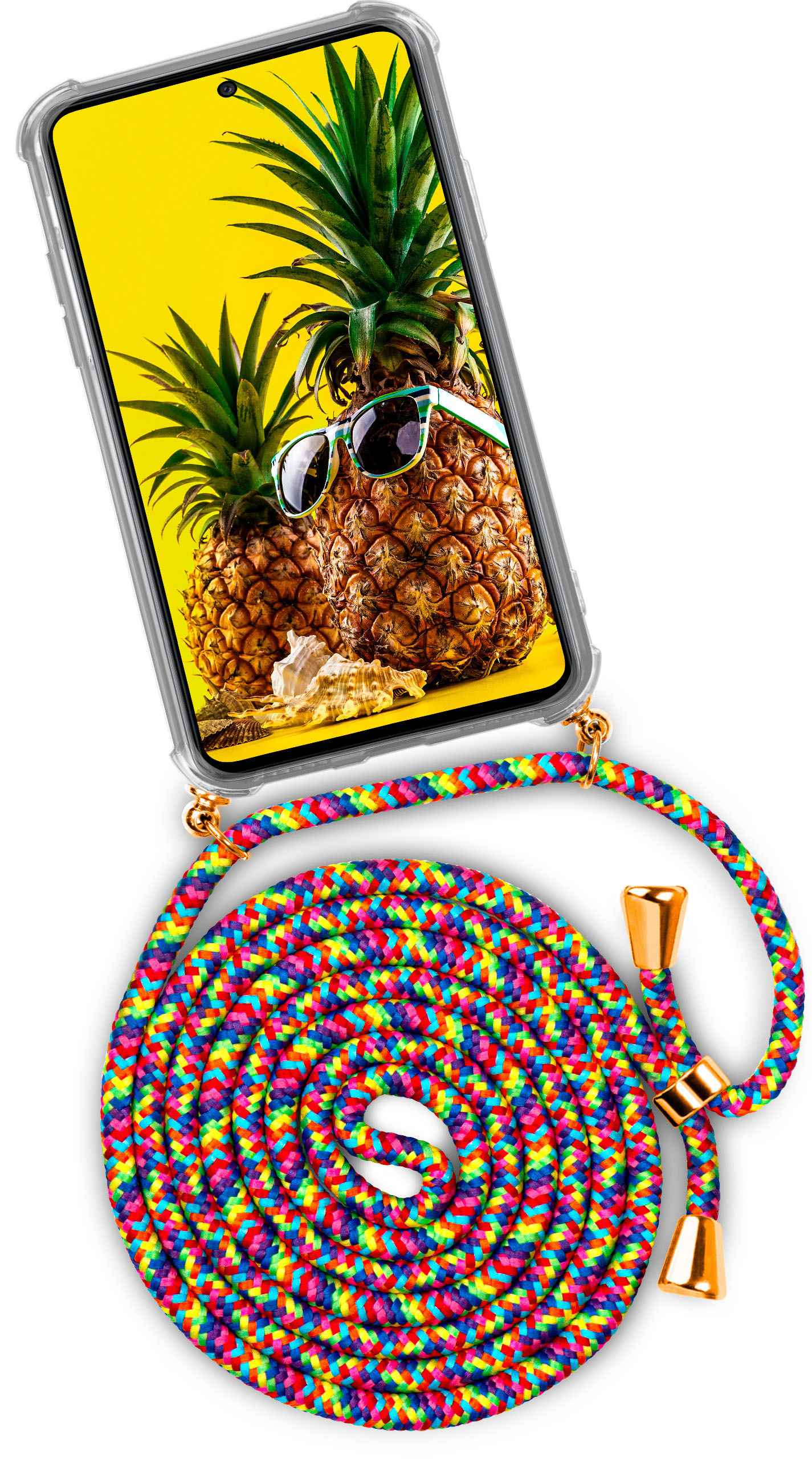 Fruity M52 5G, ONEFLOW Twist Friday Backcover, (Gold) Galaxy Samsung, Case,