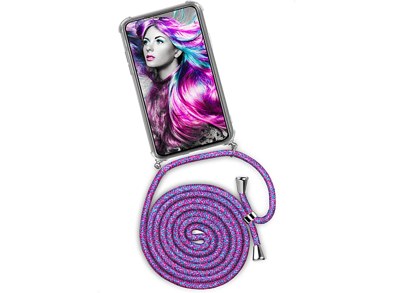 Unicorn Twist Case, (Silber) Redmi Note Xiaomi, Backcover, Crazy 10, ONEFLOW