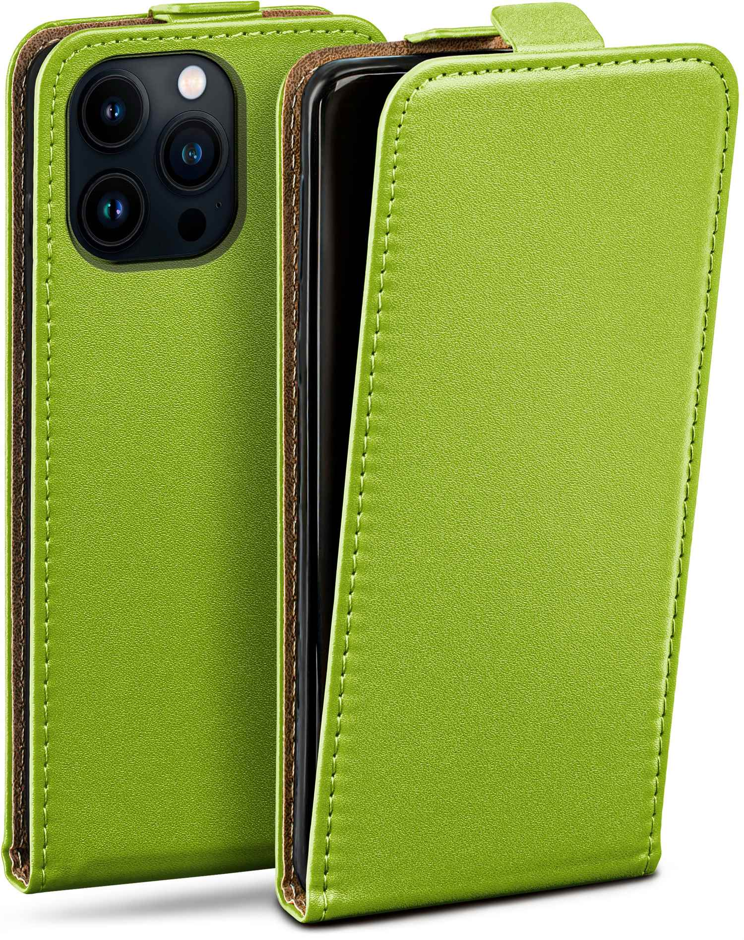 Cover, iPhone Case, Flip Pro, 13 Lime-Green Flip Apple, MOEX