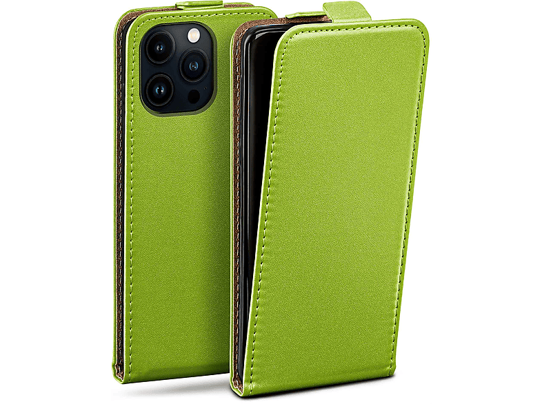 MOEX Flip Case, Flip Cover, iPhone Apple, Lime-Green Pro, 13