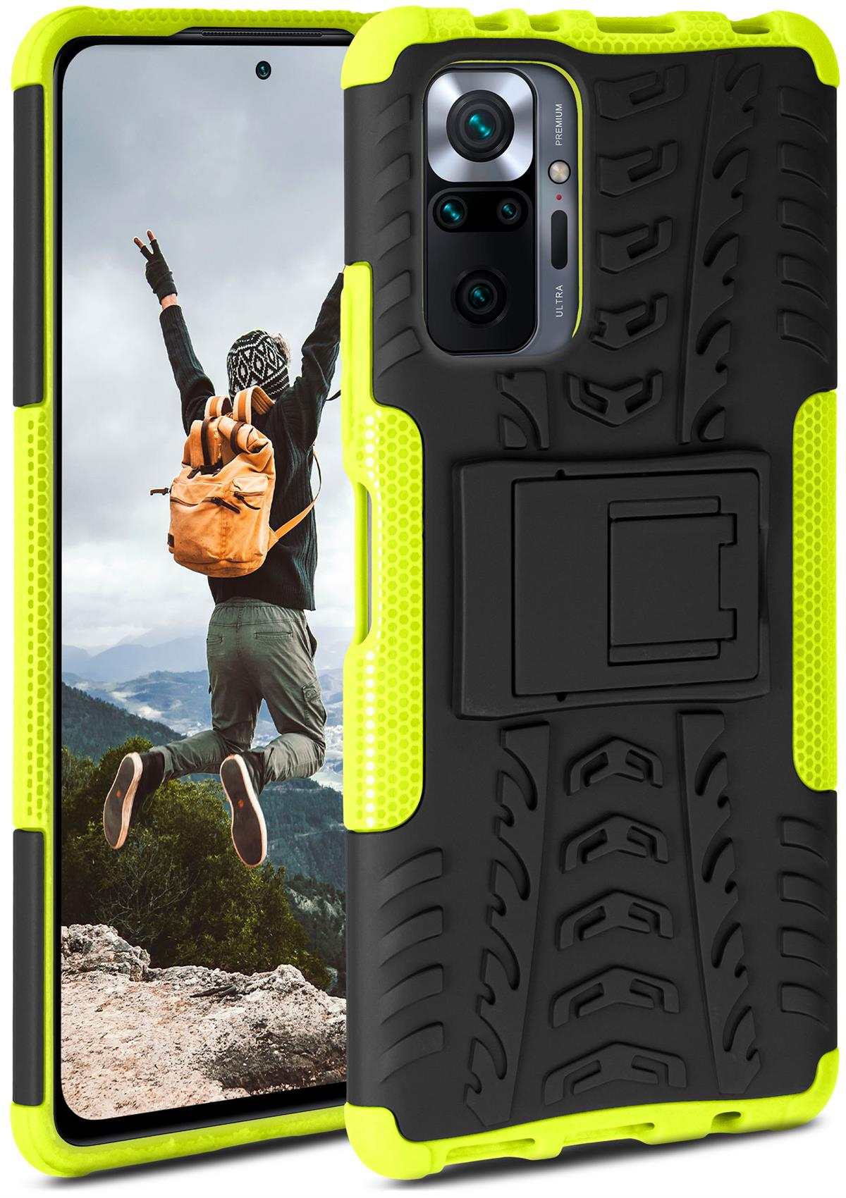 ONEFLOW Tank Case, Backcover, Xiaomi, Pro, 10 Redmi Note Lime