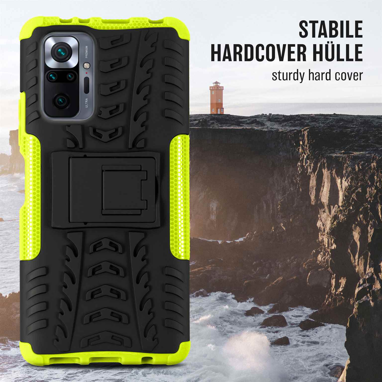 Xiaomi, Redmi Tank Lime Backcover, Case, ONEFLOW Pro, Note 10