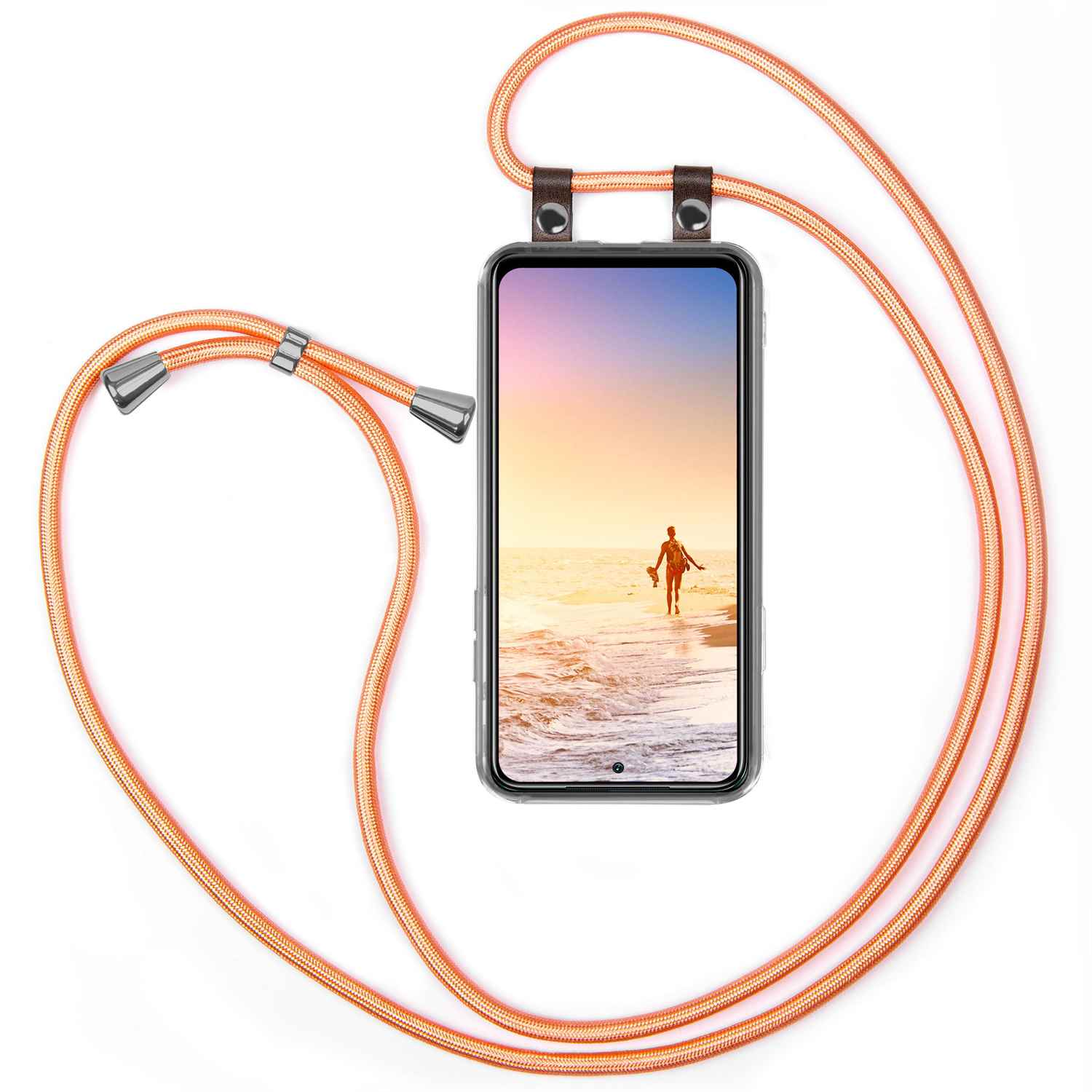 MOEX Handykette, Redmi Note 10S, Backcover, Shiny Coral Xiaomi