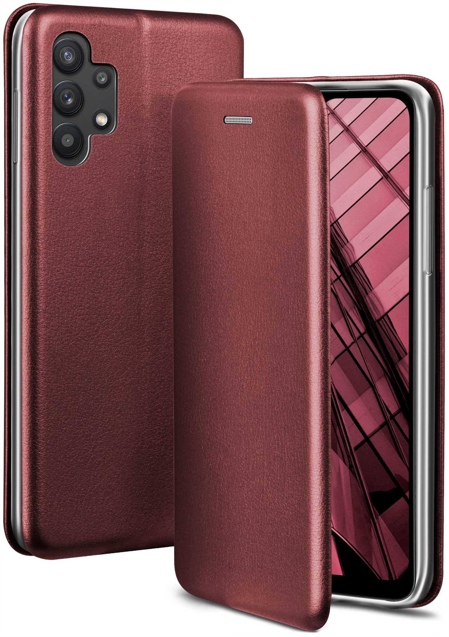 ONEFLOW Business Case, Flip Cover, Galaxy - Burgund Samsung, Red 5G, A32