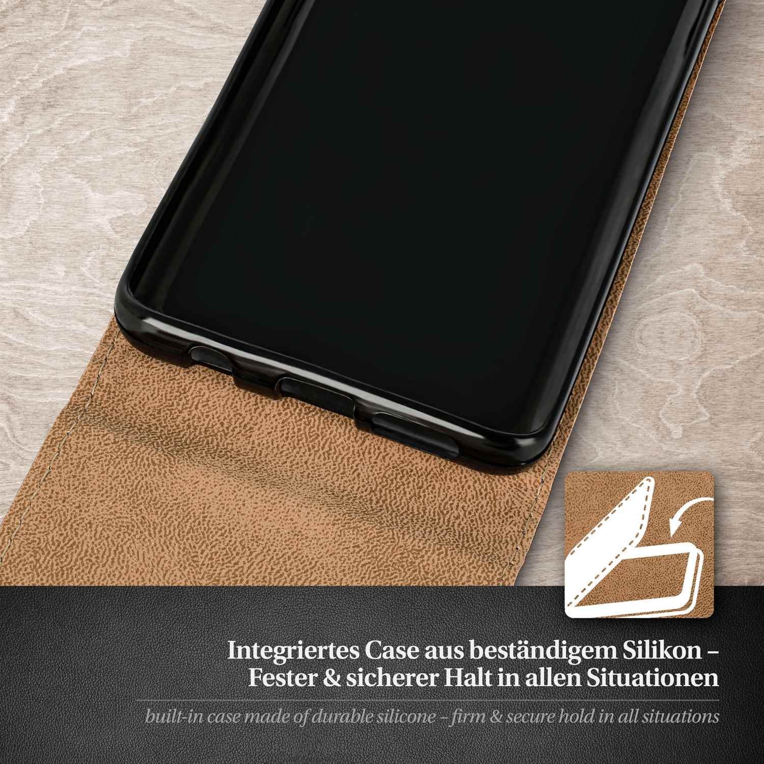 Case, Redmi Flip Deep-Black MOEX 5G, Xiaomi, Note 10 Cover, Flip