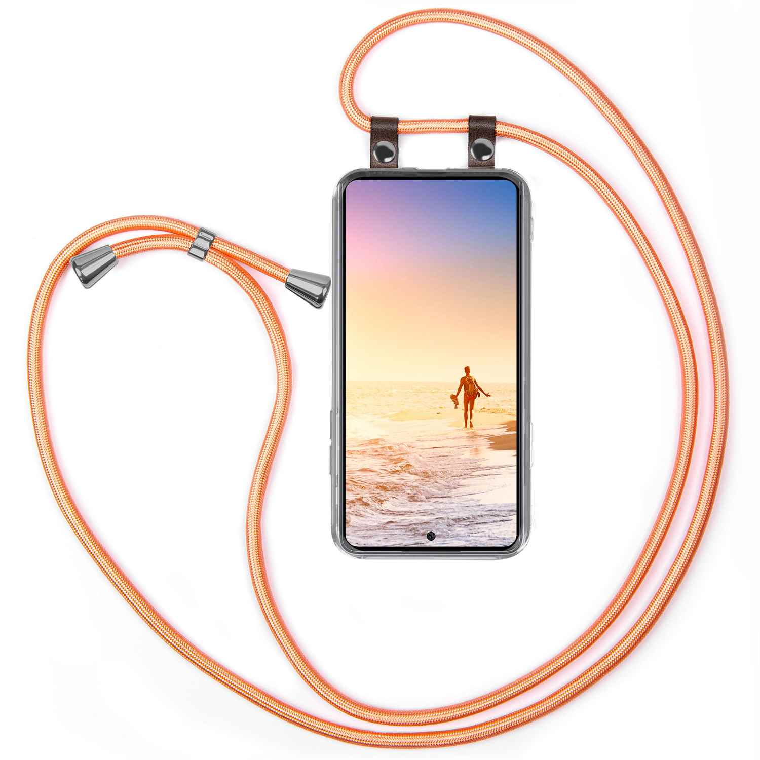 MOEX Handykette, Backcover, A72 Galaxy Coral Shiny 5G, Samsung