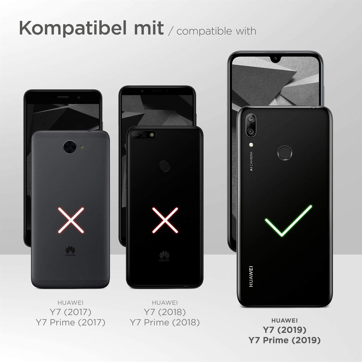 Handyhüllen kompatibel mit Huawei-Telefonen. Rotes X für inkompatible Telefone.