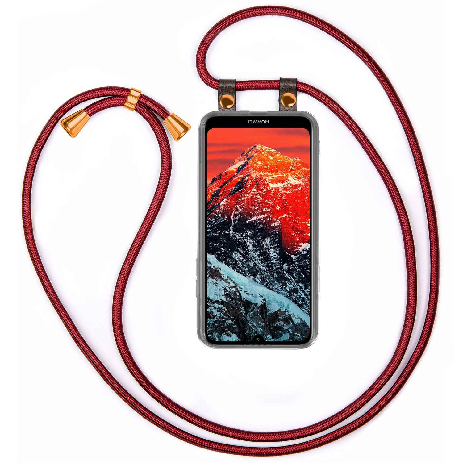 MOEX Handykette, Backcover, Huawei, (2019), Red Shiny Y7