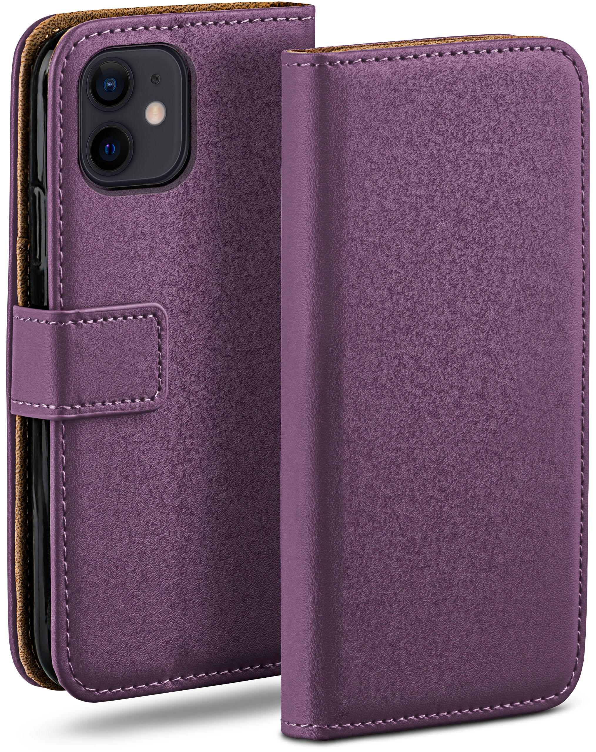 MOEX Book Case, Bookcover, Indigo-Violet iPhone Apple, 12