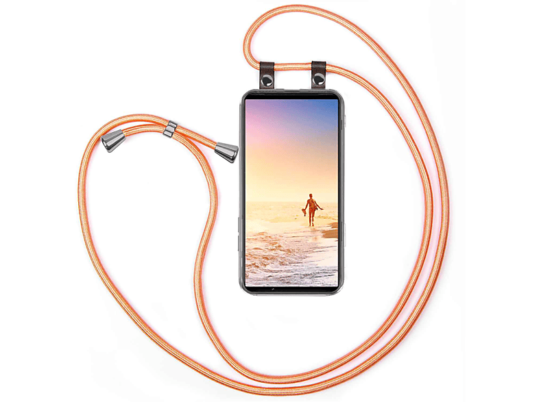 MOEX Shiny Xperia 1 Coral III, Handykette, Sony, Backcover,