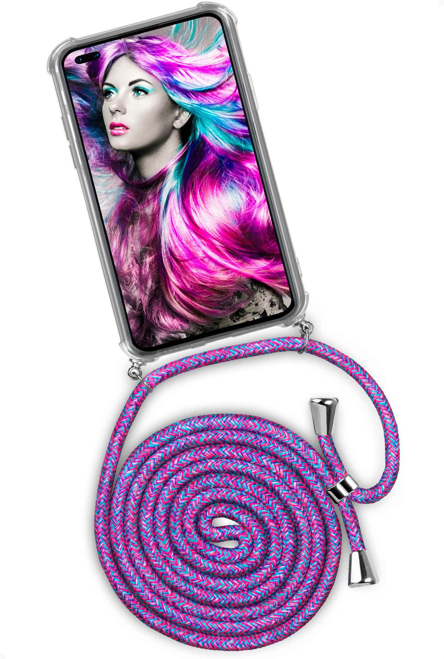 Twist Unicorn Crazy Nord, Case, Backcover, (Silber) ONEFLOW OnePlus,