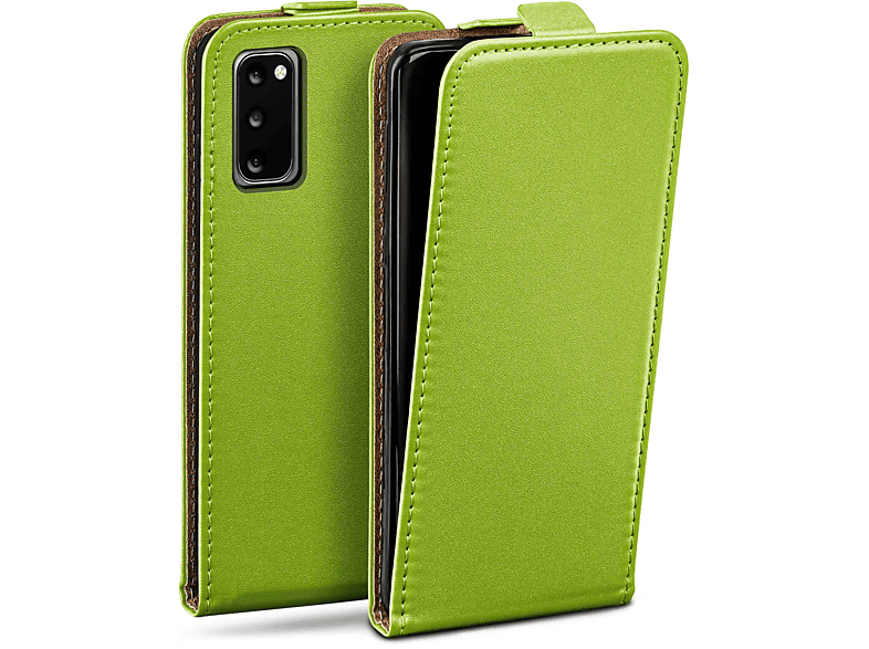 MOEX Flip Case, Flip Cover, Samsung, Galaxy S20 5G, Lime-Green