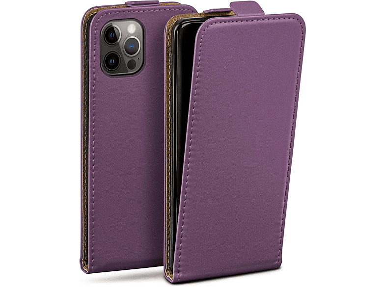 MOEX Flip iPhone Pro, Case, 12 Indigo-Violet Flip Cover, Apple