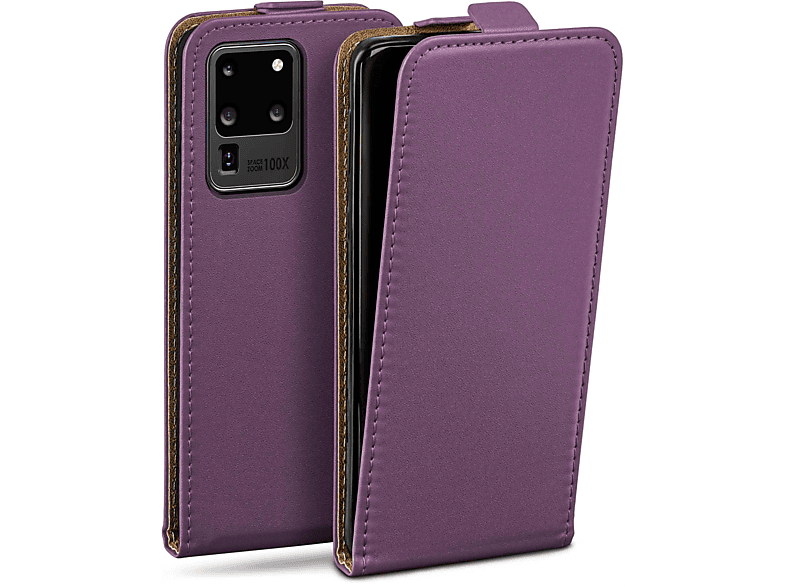 Flip Ultra, Samsung, S20 Case, Cover, Flip MOEX Indigo-Violet Galaxy