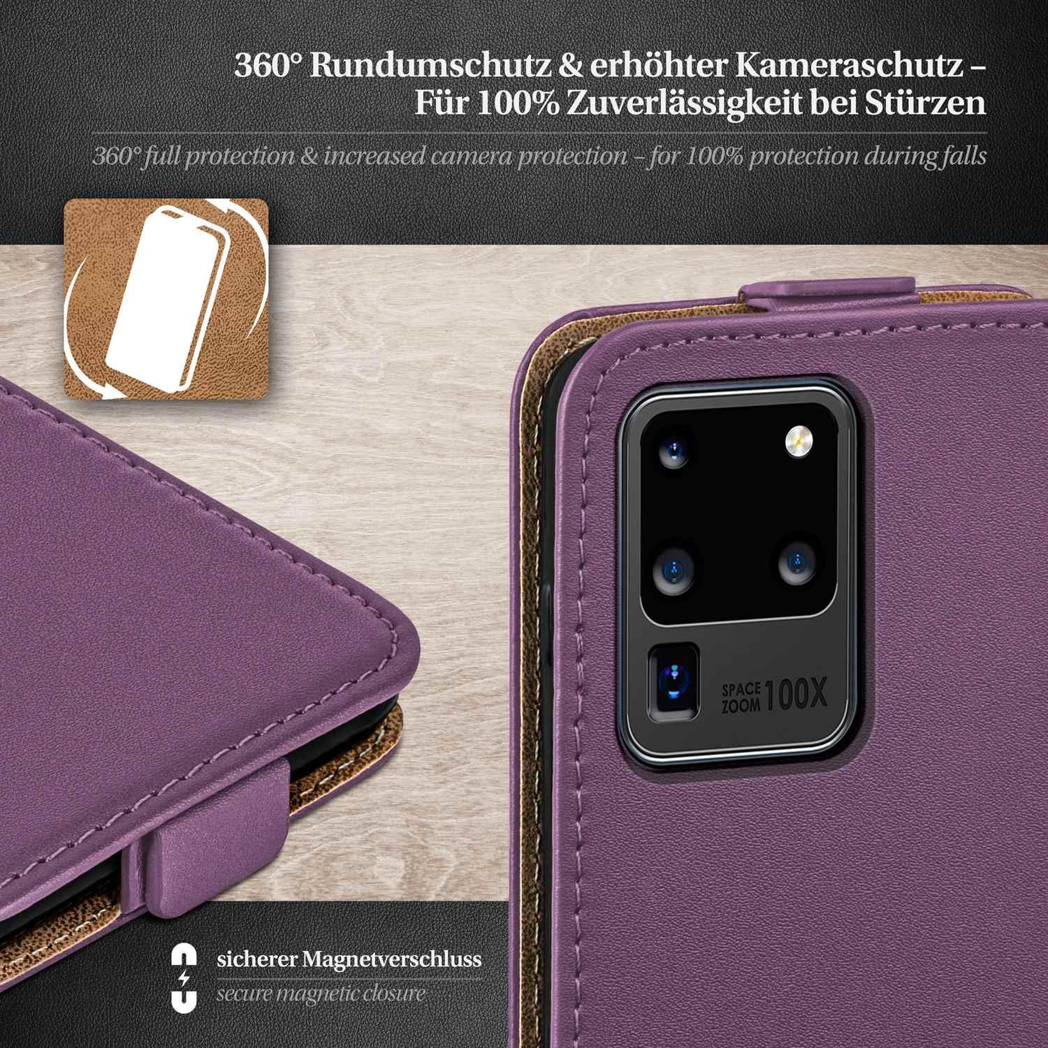 Samsung, Ultra, Flip Galaxy Cover, S20 MOEX Flip Case, Indigo-Violet