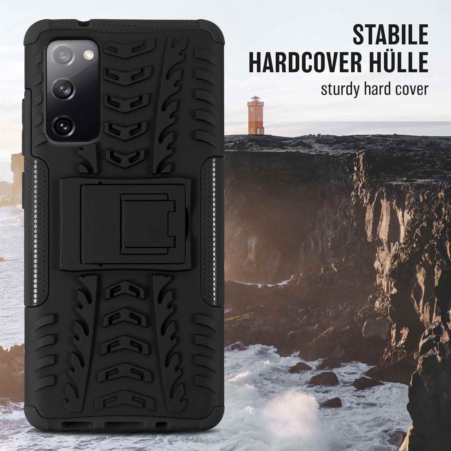ONEFLOW Tank Case, Backcover, FE, S20 Obsidian Galaxy Samsung