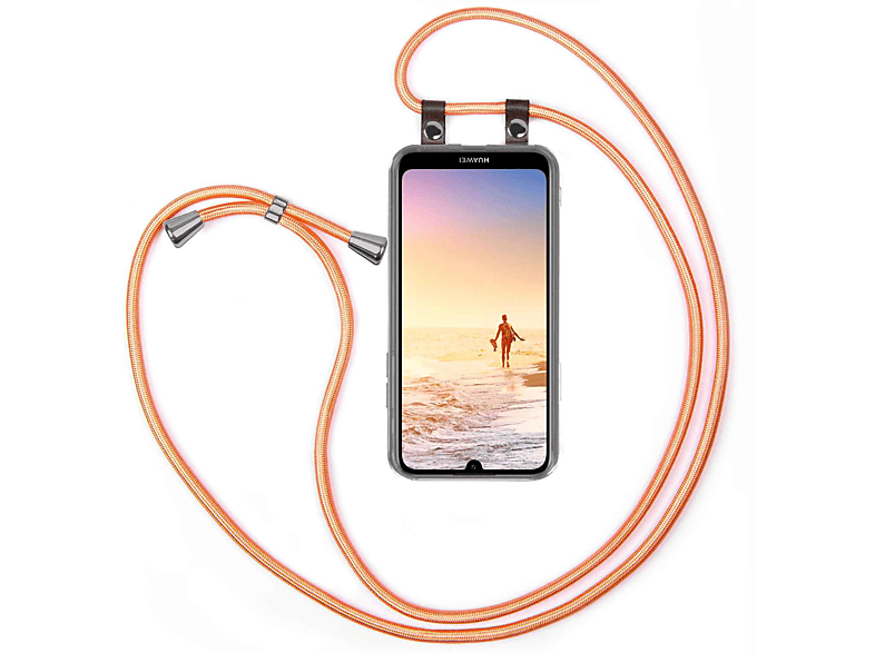 MOEX Handykette, Backcover, Coral Huawei, Shiny (2019), Prime Y7