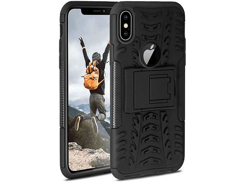ONEFLOW Tank Case, XS, Apple, iPhone Backcover, Obsidian