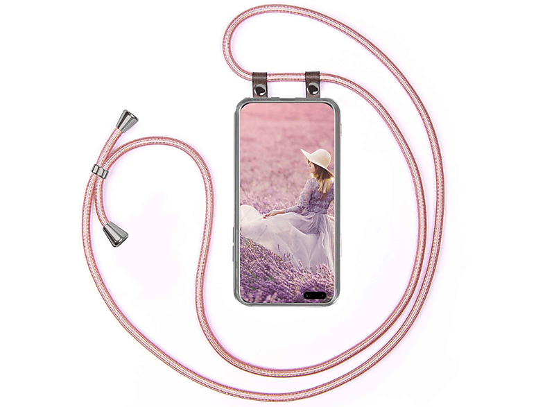 Handykette, Backcover, Huawei, Pro, Rose MOEX P40 Gold