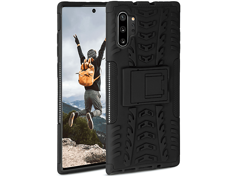 ONEFLOW Tank Case, Backcover, Samsung, Galaxy Note 10 Plus 5G, Obsidian