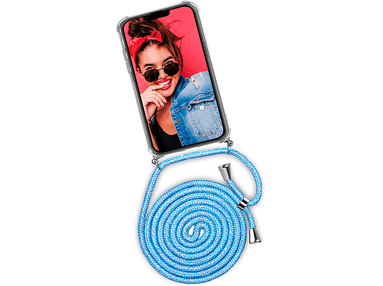 iPhone Apple, 14, Case, Backcover, (Silber) Twist Chilly ONEFLOW Jeans