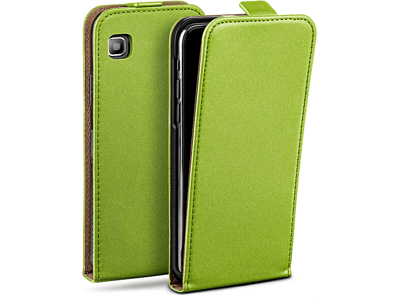 MOEX Flip Case, Flip Cover, Samsung, Galaxy S, Lime-Green