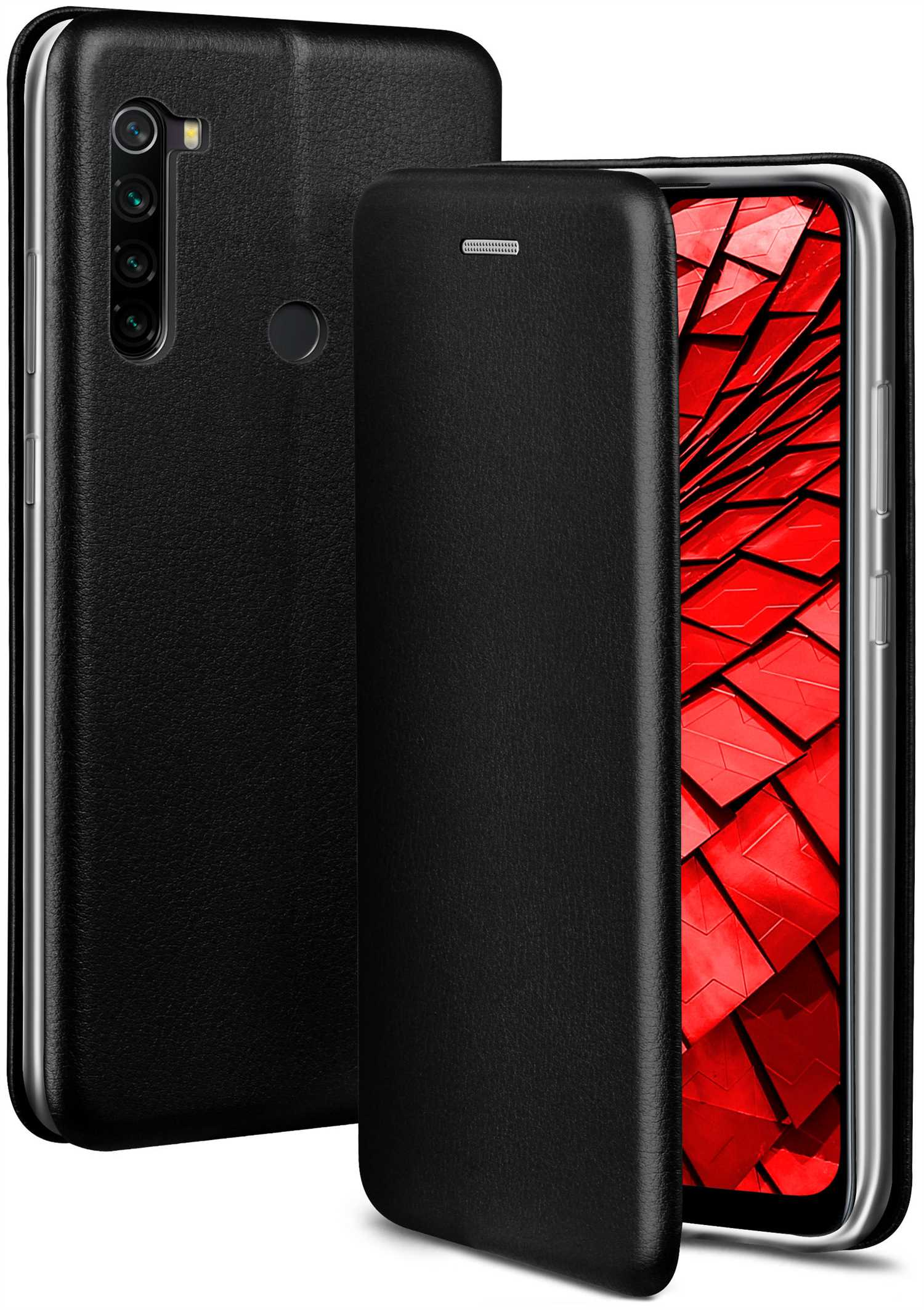 ONEFLOW Business Note Case, Black Flip Xiaomi, Tuxedo Cover, - Redmi 8T